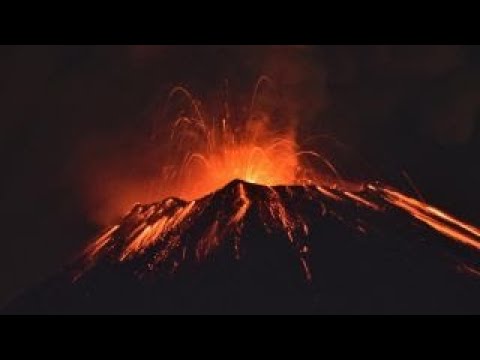 Vulcão Popocatépetl em Erupção