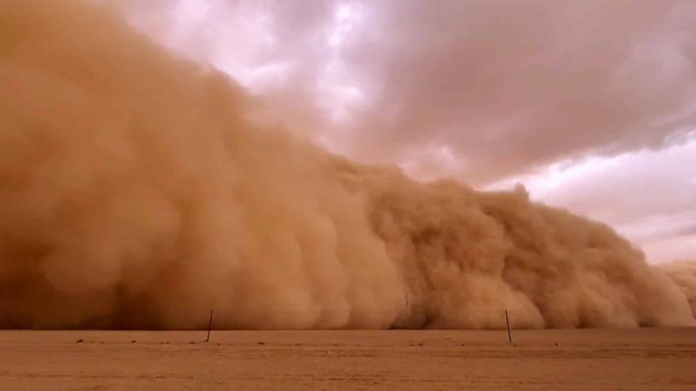 tempestades de areia
